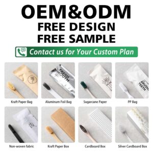 Custom Luxury Disposable Hotel Amenities Set Luxury Hotel Supplies Set Hotel Room Amenities Toiletries Kit
