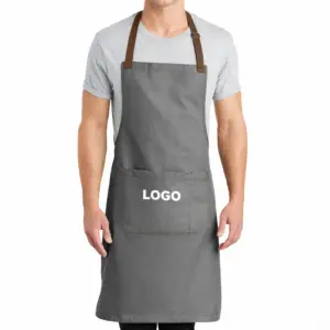 Port Authority Promotional Bib Apron Custom Logo Uniform