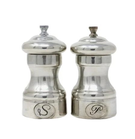 Stainless Steel Salt & Pepper Shaker Set