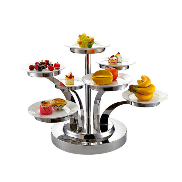 Folding Banquet Tray Stand Cart
