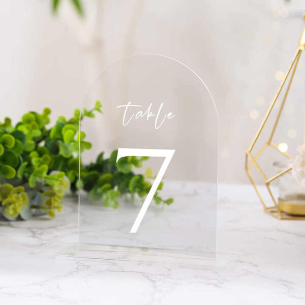 Custom Hot Sale Tabletop T-Shape Acrylic Menu Holder