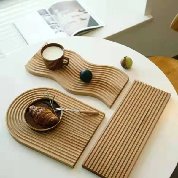 Minimal Wooden Tea-Coffee Service Tray