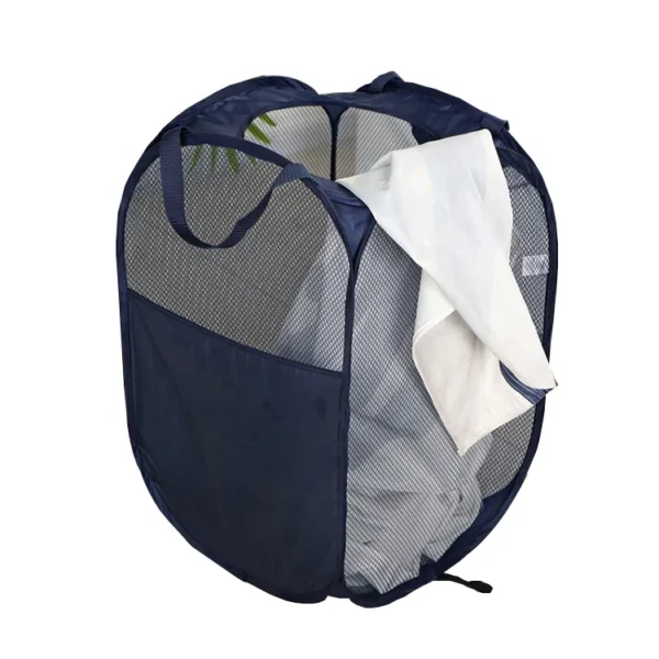 Pop-Up Mesh Laundry Hamper (Collapsible)
