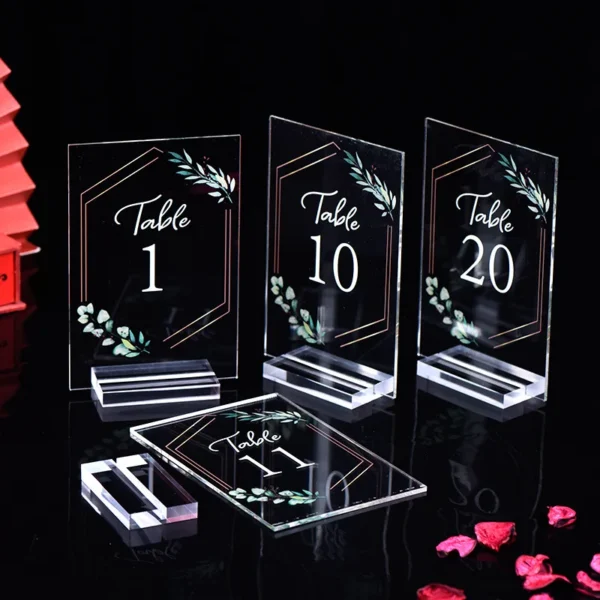 L Shape Slanted A4 Acrylic Sign Holder