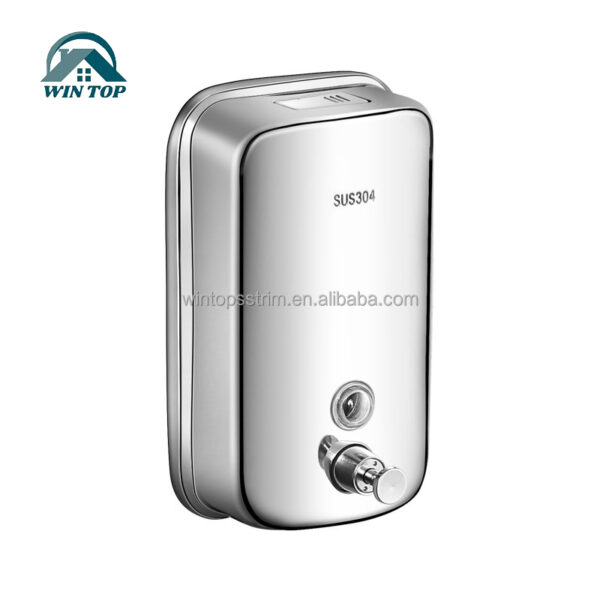 Automatic Sensor Soap Dispenser, 304 Stainless Wall-Mounted