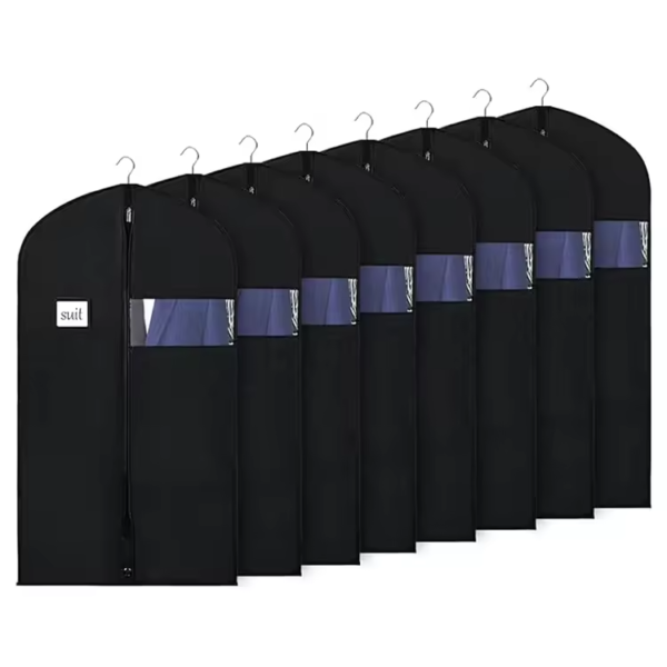 Zip-Up Non-Woven Garment Bags (Suit Covers)