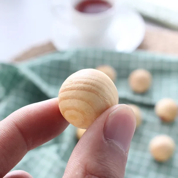 Cedar Wood Balls — Natural Moth Repellent for Wardrobes