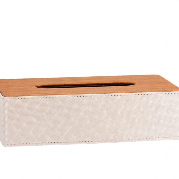 Tissue Box — Classic White Rectangular