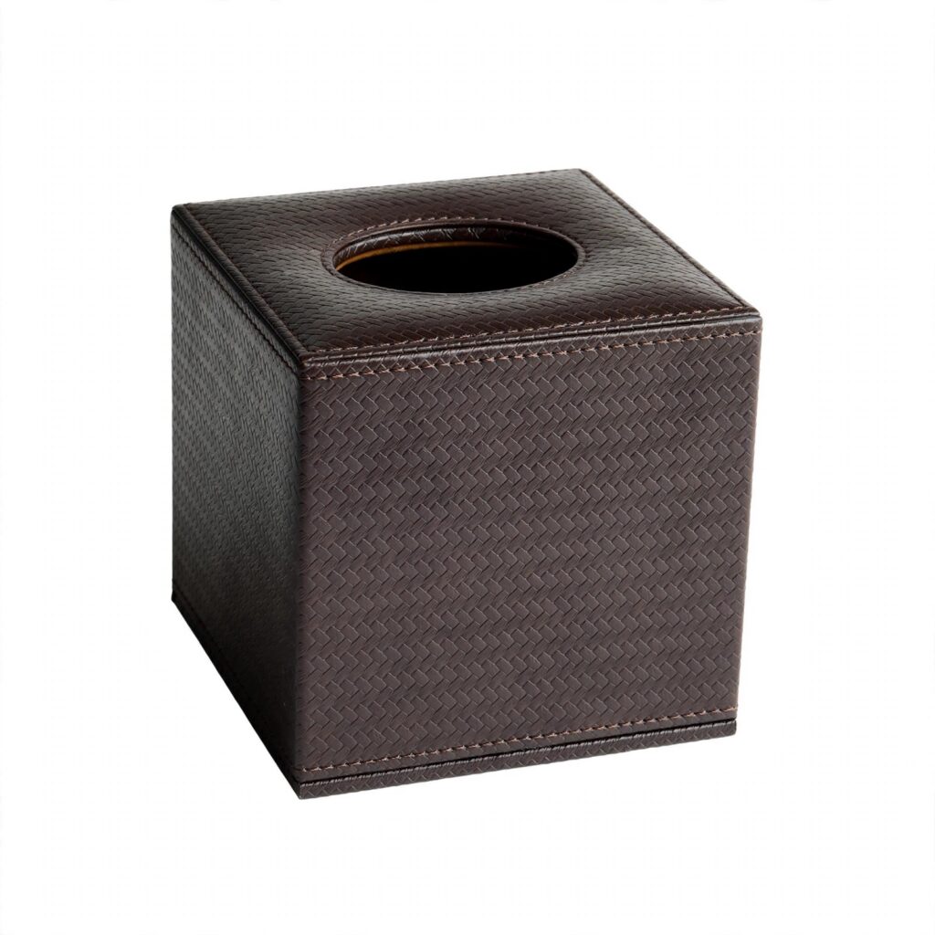 Tissue Box — Woven Square